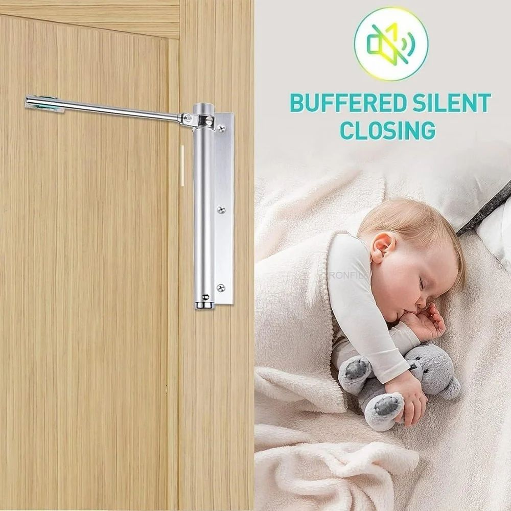 Automatic Door Closer – Adjustable Speed & Silent Operation