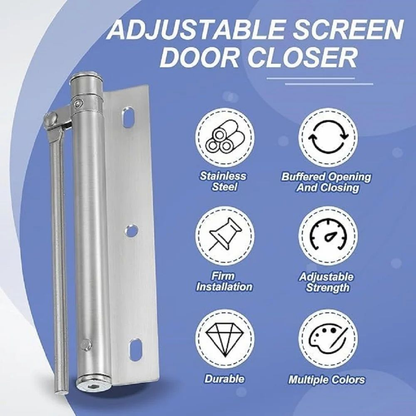 Automatic Door Closer – Adjustable Speed & Silent Operation