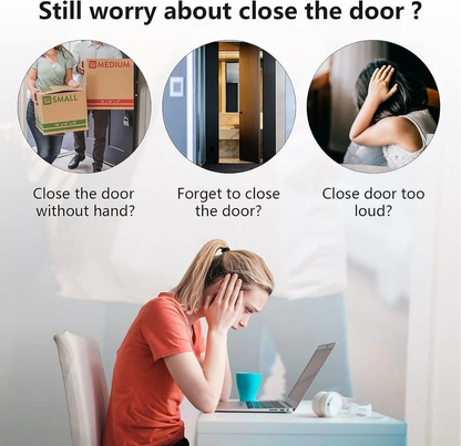 Automatic Door Closer – Adjustable Speed & Silent Operation