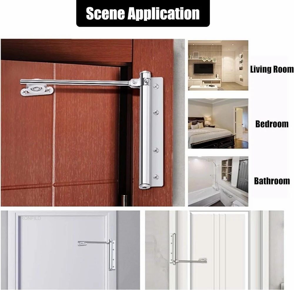 Automatic Door Closer – Adjustable Speed & Silent Operation
