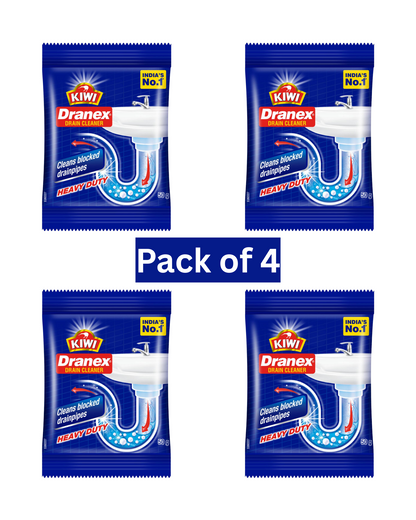 Drain Cleaner Powder PowerClean – Fast-Acting Clog Remover (50gX4=200g)