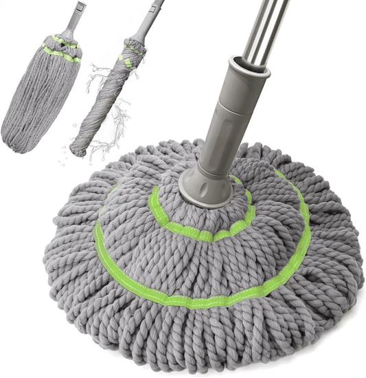 Home Cleaning Mop – Super Absorbent & Easy-Wring Floor Cleaner