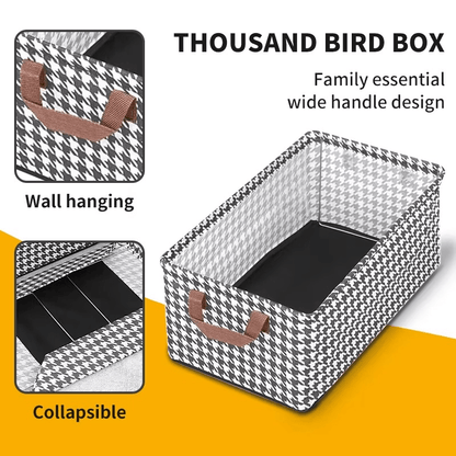 Foldable Clothes Organiser Box – Space-Saving Storage for Home